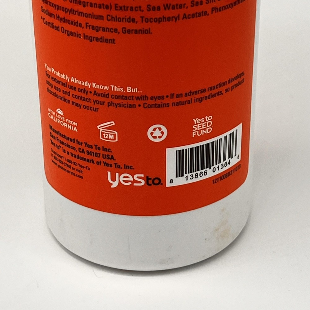 Yes To Carrots Nourishing Conditioner 500 ML / 16.9 Fl Oz Paraben-Free Aloe - Picture 8 of 15